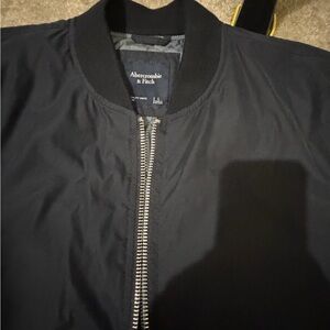 Abercrombie & Fitch Men's Navy Bomber Jacket